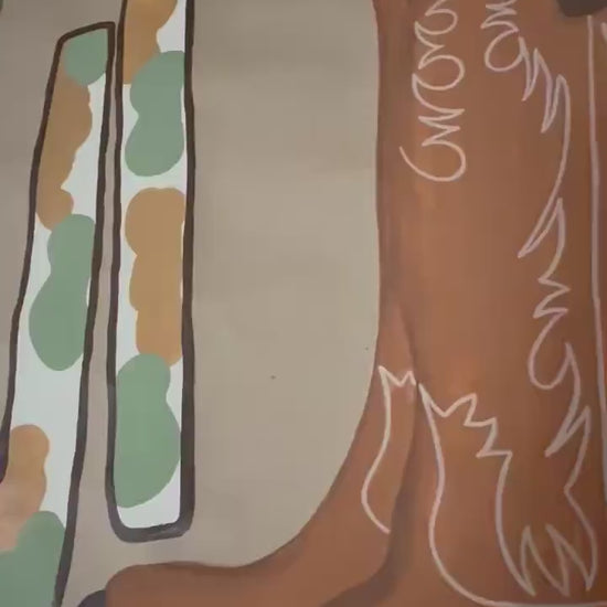 Hand-Painted Custom Banner: Personalized Party Decor