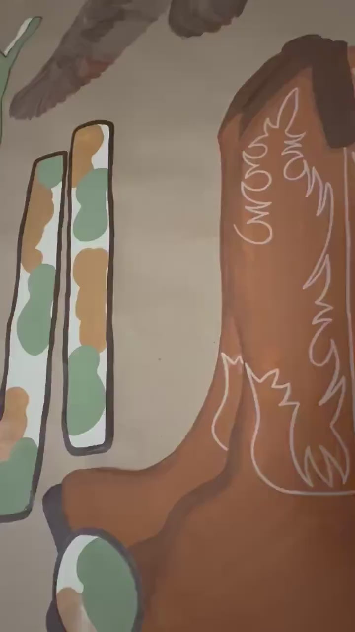 Hand-Painted Custom Banner: Personalized Party Decor